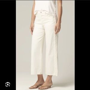 CITIZENS OF HUMANITY NWT ORGANIC COTTON HI RISE SIDE BRAID SACHA JEANS SIZE 31